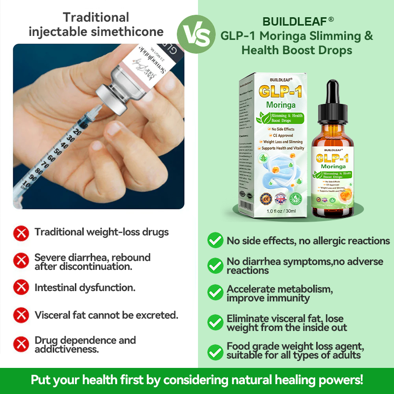 💥 Clinically Developed by Leading UK Health Experts | BuildLeaf® Berberine + Moringa GLP-1 Herbal Drops (UK Formula)