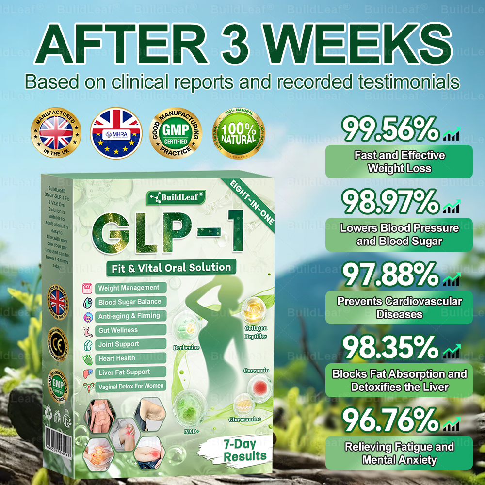 UK 𝖮𝖿𝖿𝗂𝖼𝗂𝖺𝗅 𝖲𝗍𝗈𝗋𝖾 | 𝑩𝒖𝐢𝒍𝒅𝑳𝒆𝐚𝒇® GL𝐏-1 8-𝒊𝒏-1 𝙁𝙞𝙩 & 𝙑𝙞𝙩𝙖𝙡 𝖮𝗋𝖺𝗅 𝙎𝙤𝙡𝙪𝙩𝙞𝙤𝙣  (𝑱𝒖𝒔𝒕 𝒐𝒏𝒄𝒆 𝒂 𝒅𝒂𝒚, 𝒗𝒊𝒔𝒊𝒃𝒍𝒆 𝒄𝒉𝒂𝒏𝒈𝒆𝒔 𝒊𝒏 7 𝒅𝒂𝒚𝒔) ✅ 𝑭𝒐𝒓 𝒐𝒃𝒆𝒔𝒊𝒕𝒚, 𝒄𝒂𝒓𝒅𝒊𝒐𝒗𝒂𝒔𝒄𝒖𝒍𝒂𝒓 𝒉𝒆𝒂𝒍𝒕𝒉, 𝒅𝒊𝒂𝒃𝒆𝒕𝒆𝒔, 𝒔𝒍𝒆𝒆𝒑 𝒂𝒑𝒏𝒆𝒂, 𝒈𝒖𝒕 𝒉𝒆𝒂𝒍𝒕𝒉, 𝒋𝒐𝒊𝒏𝒕 𝒊𝒔𝒔𝒖𝒆𝒔, 𝒂𝒏𝒅 𝒎𝒐𝒓𝒆