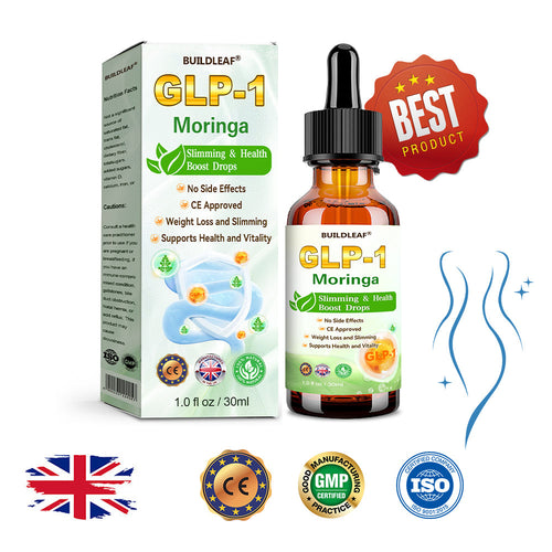 💥 Clinically Developed by Leading UK Health Experts | BuildLeaf® Berberine + Moringa GLP-1 Herbal Drops (UK Formula)