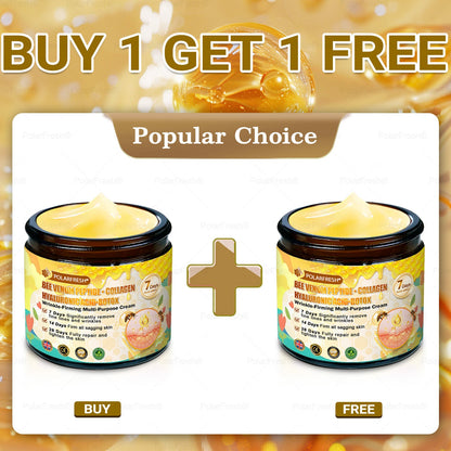 🔥 Made & Shipped from UK | Clinically Proven: PolarFresh® Bee Venom Wrinkle-Firming Multi-purpose Cream with bee venom peptides, botulinum toxin, hyaluronic acid, and collagen💧. Targets wrinkles, fine lines, sagging, stretch marks, dark spots and more